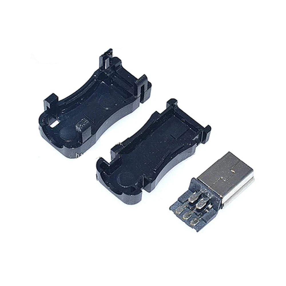 

50 шт. разъем Mini-USB мини USB штекер пластиковый корпус припой для кабеля