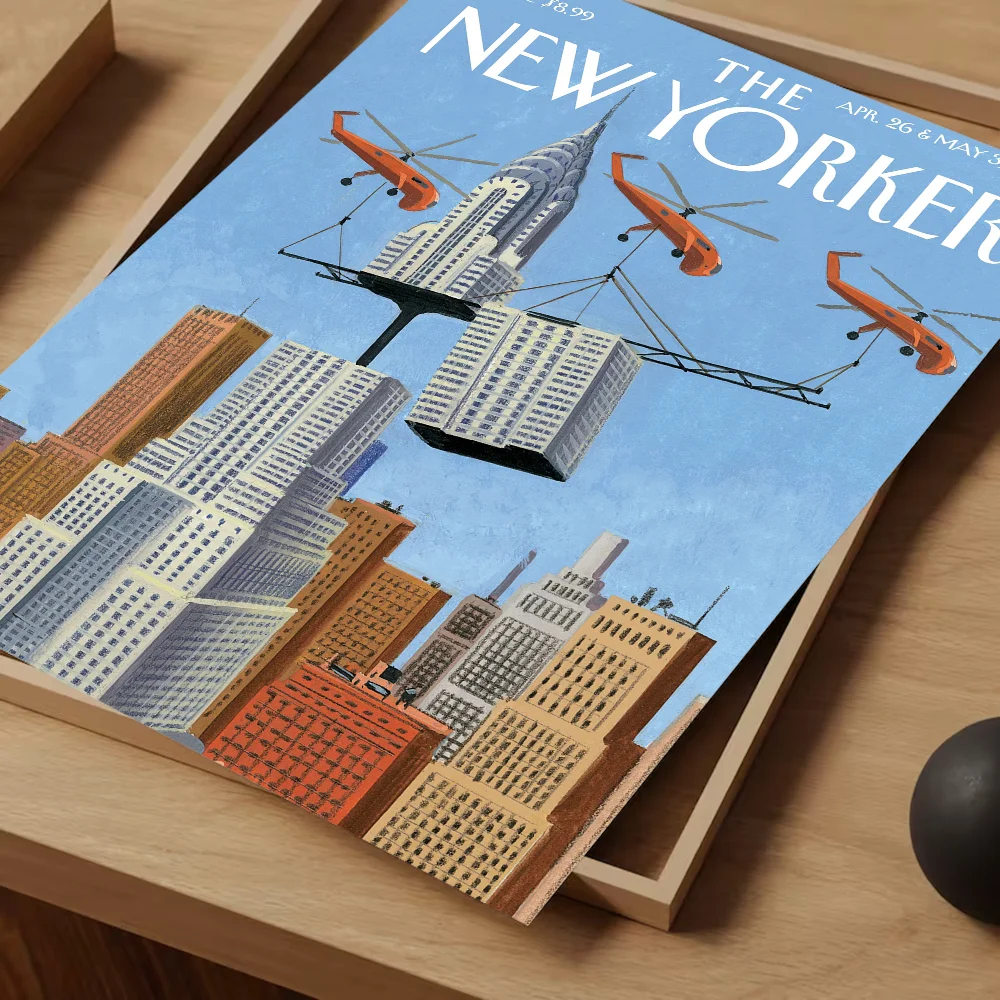 The New Yorker Magazine липкие постеры из бумаги