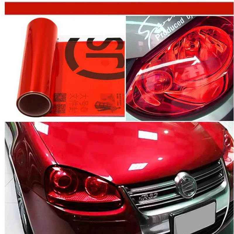 Автомобильный светильник, задний фонарь, тонировочная виниловая пленка, наклейка из фольги для фар, пленка -качества на фары, автомобильные аксессуары 30x60 см