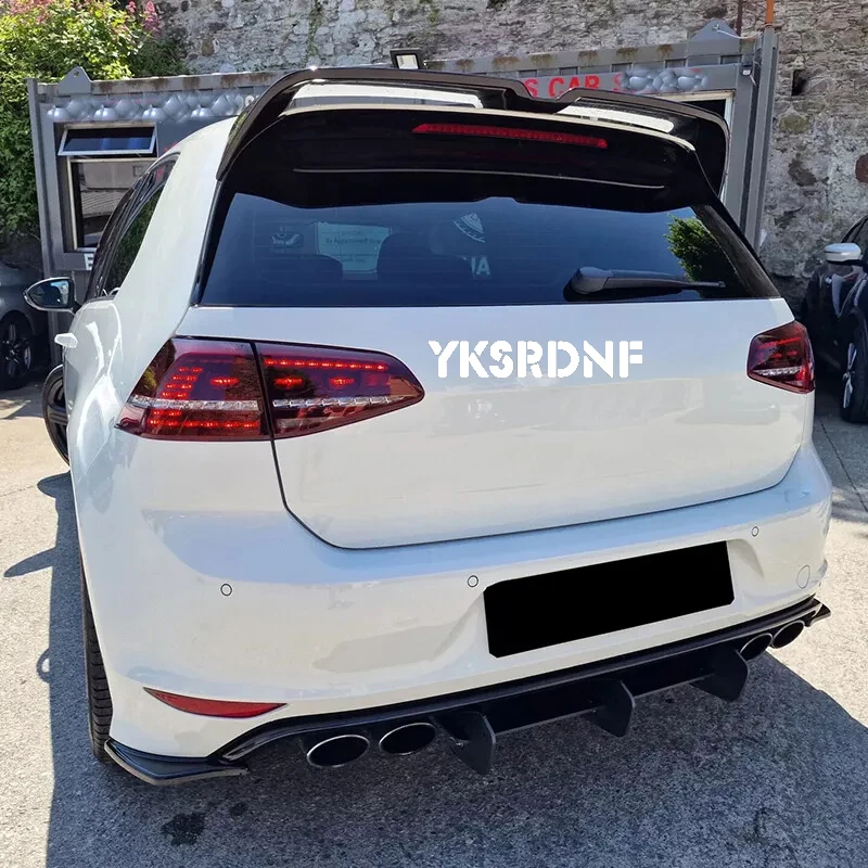 Спойлер на крышу Oettinger для Volkswagen Golf7 MK7 7 5 GTI GTD GTE (не R) задний спойлер из