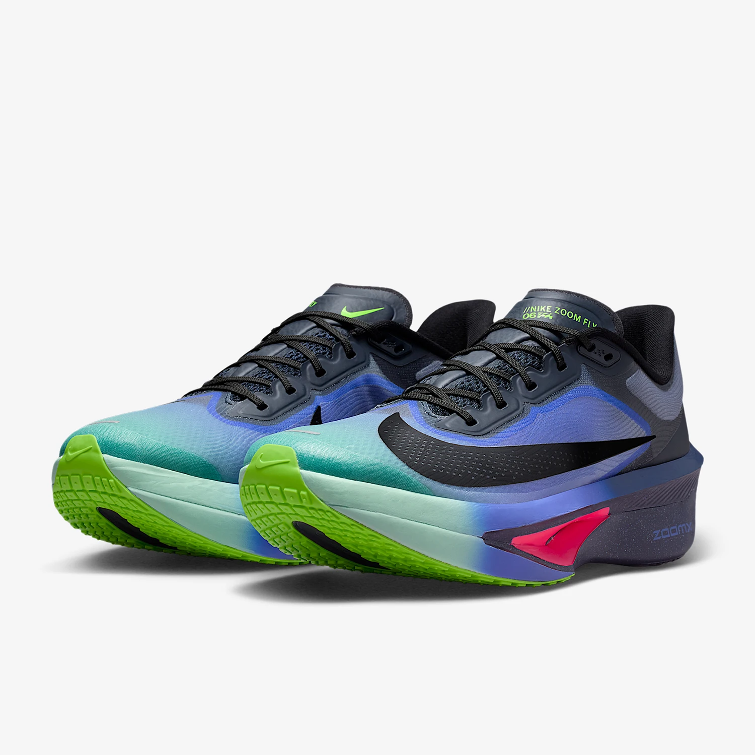 Фото Мужские износостойкие кроссовки Nike Authentic Zoom Fly 6 на шнуровке с низким верхом IO9572-400 №1