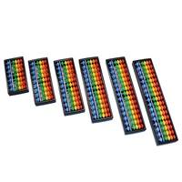 kids abacus rainbow bead arithmetic counting tool for kids kindergarten pupils 7 9 11 13 15 17 column abacus