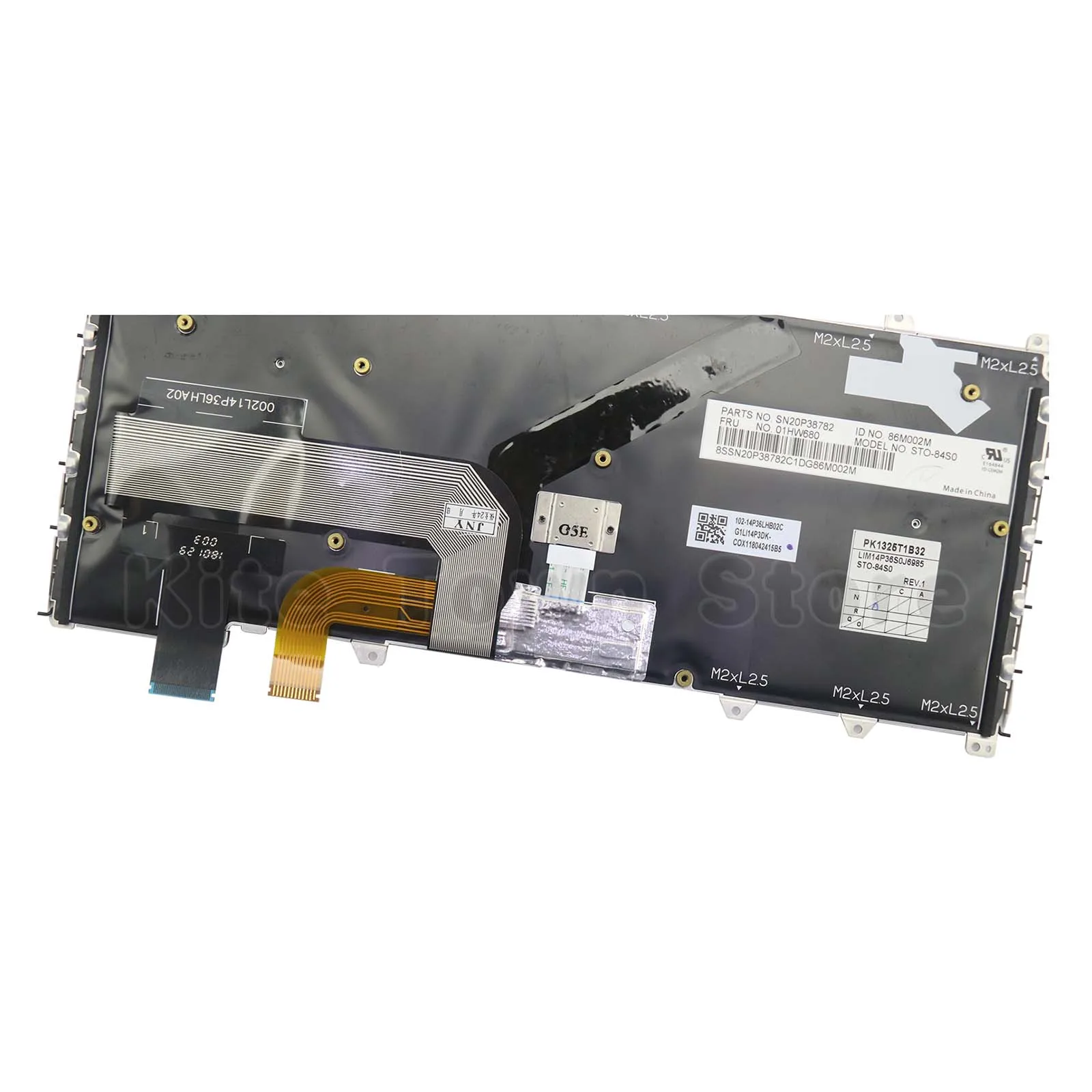 Новая американская раскладка клавиатуры для ноутбука с подсветкой и указателем