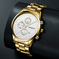 fashion mens stainless steel watches luxury minimalist calendar quartz wrist watch men business casual watch relogio masculino