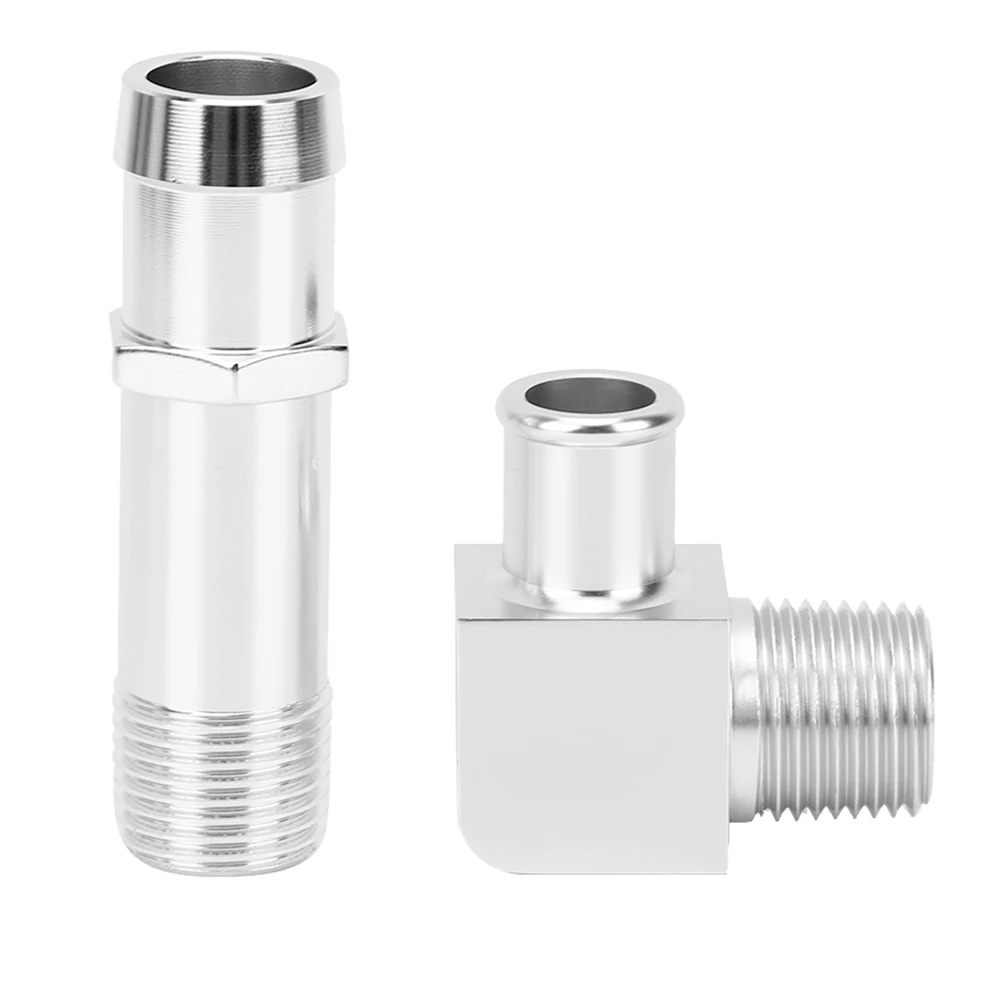

Heater Hose Connector 4530 9514X 3/4in Water Pump 5/8in 90 Degrees Heater Hose Fitting Fit For Chevy SBC V8 Engines