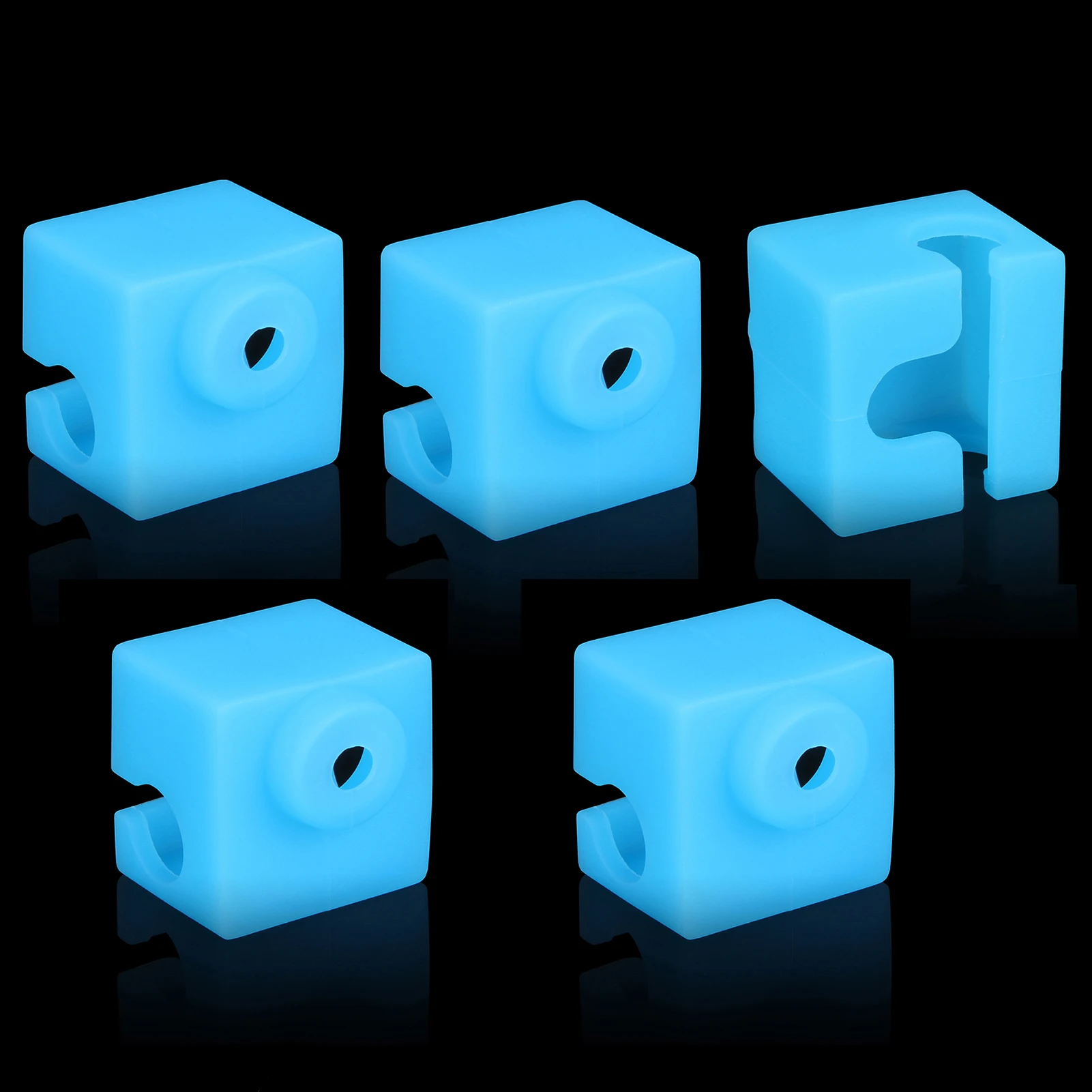 Heater Block V5 Silicone Socks Cover for Mega S, Mega Pro, Chiron, I3 Mega, Mega X, Zero 2.0, 4Max Pro 2.0/ Flyingbear Ghost5 Heater Block V5 Silicone Socks Cover for Mega S, Mega Pro, Chiron, I3 Mega, Mega X, Zero 2.0, 4Max Pro 2.0/ Flyingbear Ghost5