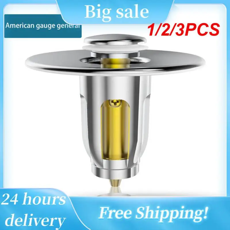 

1/2/3PCS Bathroom sink plug, universal sink -up bathroom drain plug, suitable for 25mm-35mm sink anti-clogging drainage