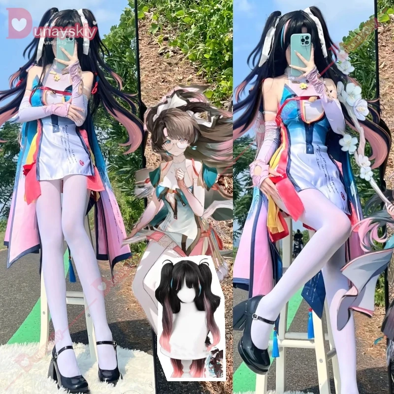 ZheZhi Косплей волнистый костюм милое платье униформа женский на Хэллоуин для