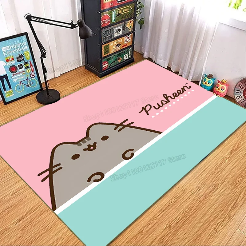 Pusheen ковер в форме кошки гостиная домашний декор нескользящий коврик для ванной