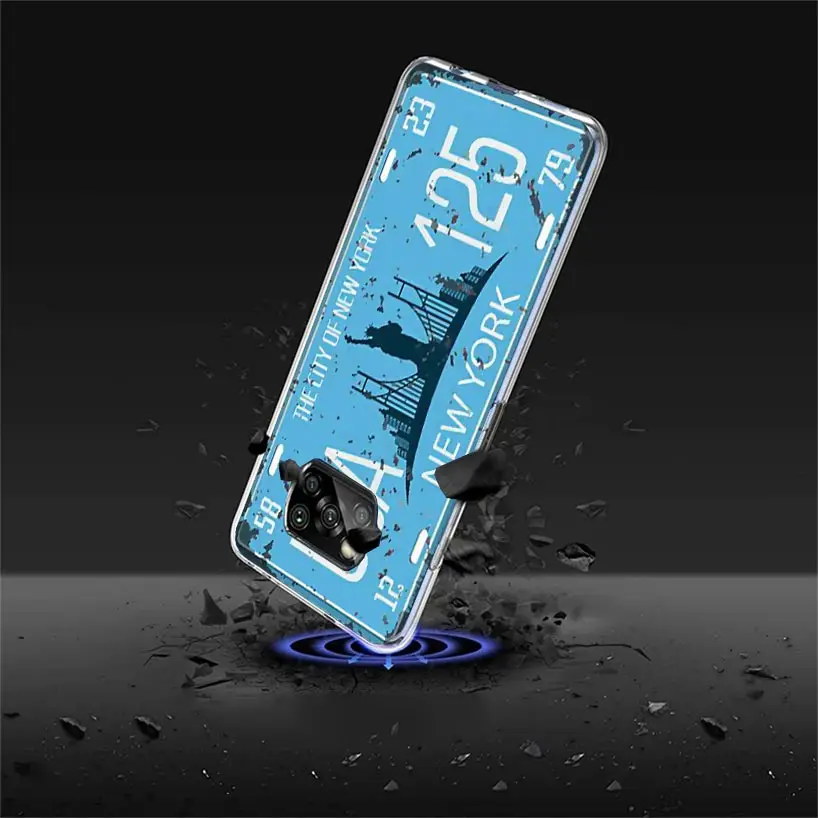 Чехол с номерным знаком Нью-Йорка для Xiaomi Mi 11T 12T 10T 9T Pro 11i 12X 13 12 11 10 9 8 Lite 6X 5X A3 A2 Trend F