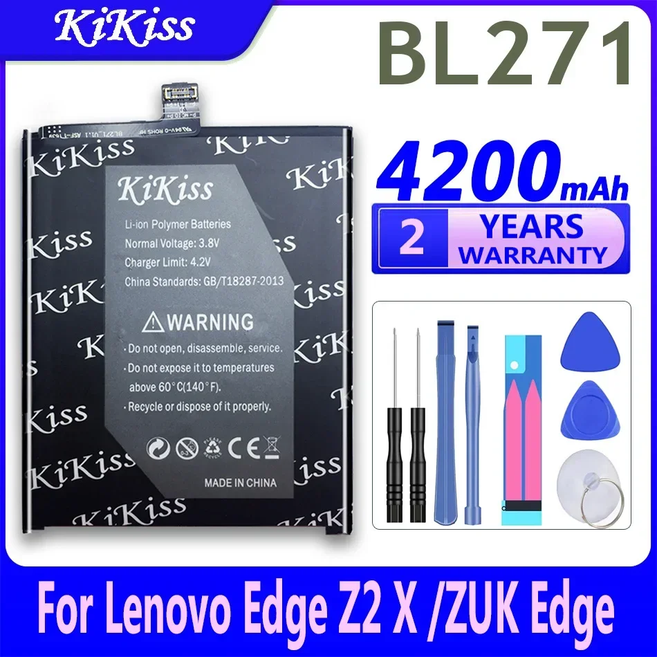 KiKiss BL271 BL 271 4200 мАч литий-полимерный аккумулятор для Lenovo Edge Z2 X/ZUK аккумуляторы