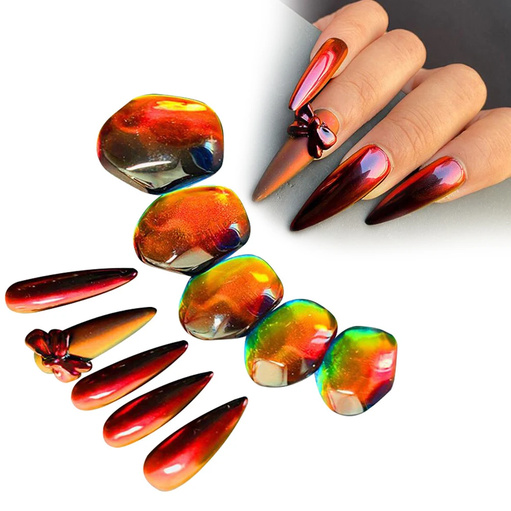 

10g Mirror Nail Powder Metallic Nail Glitter Decoration Gradient Gel Polish Nail Art Decor