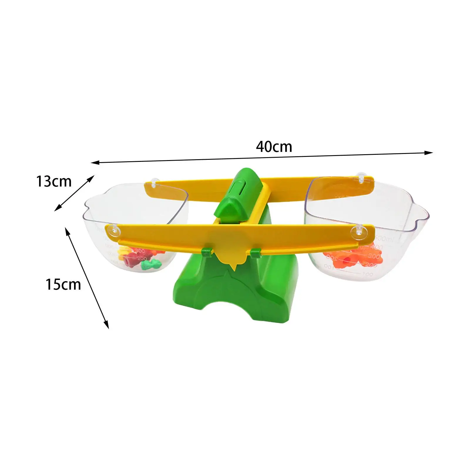 

Kids Scale Learning Solids and Liquids Preschool Double Pan Balance Scale for Length Weight Subtracting Inequalities