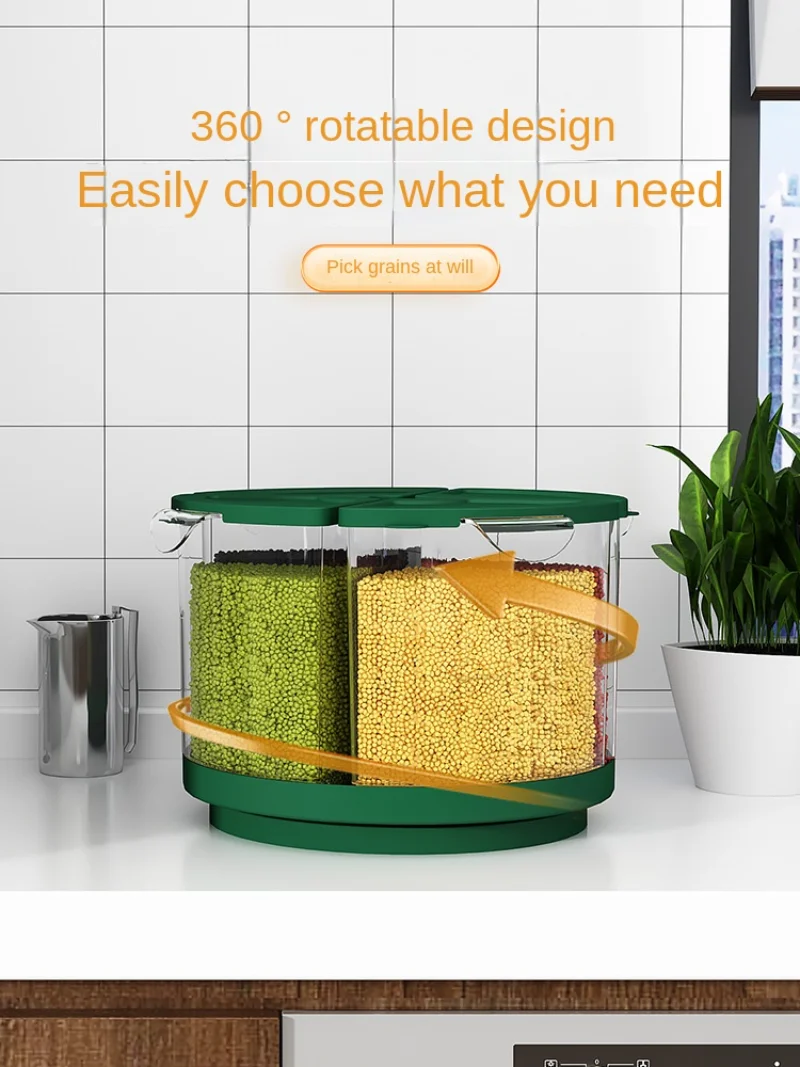 

Контейнер-ведро для зерна и герметичная коробка для хранения риса