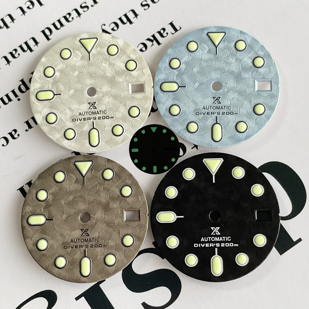 Зеленый циферблат 28 5 мм аксессуар для часов с одним календарем подходит движений