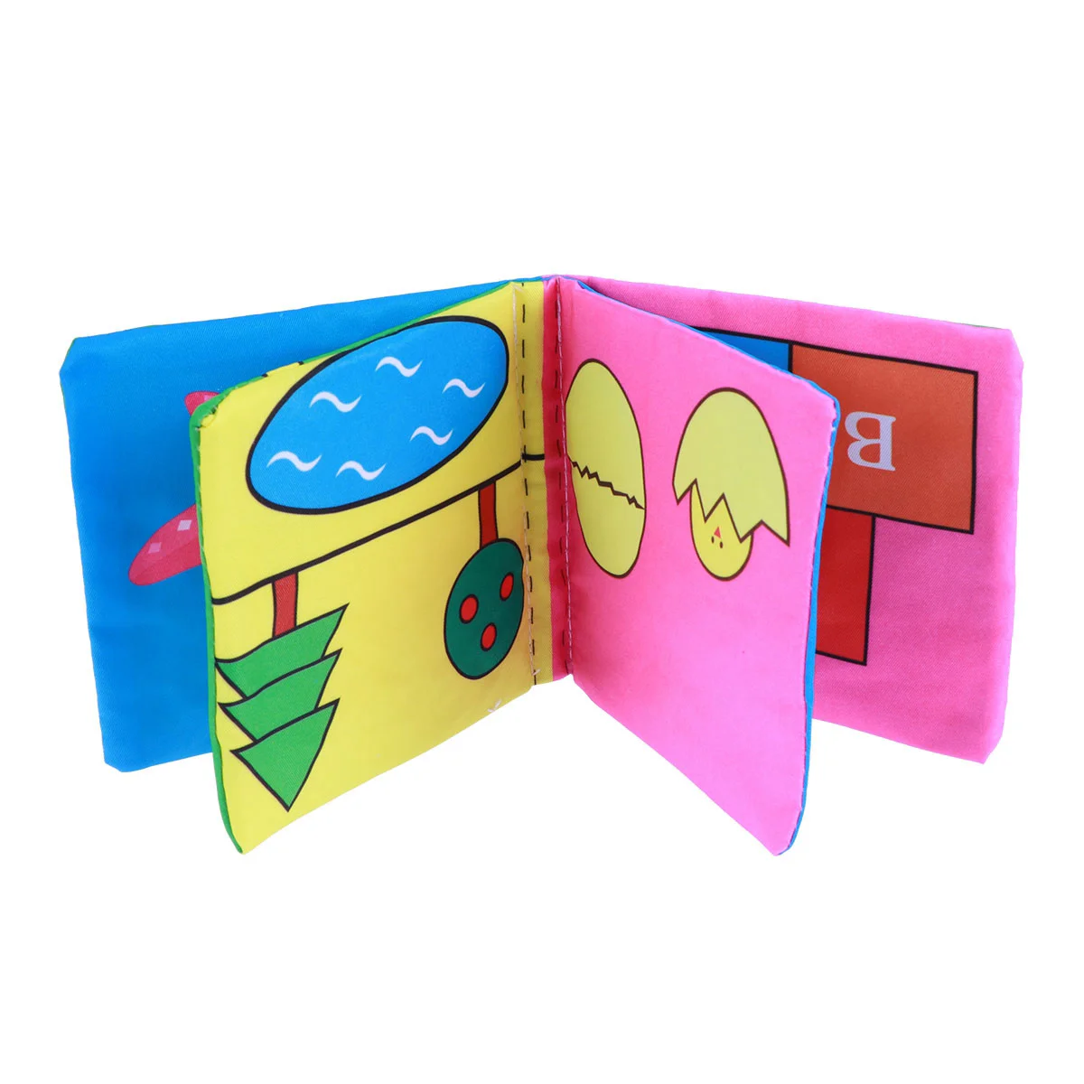 

Books Baby Book Fabric Cloth Infant Bath Sensory Soft Toys Shower Waterproof 3D Puzzle Crinkle Vegetable Set Learning First My