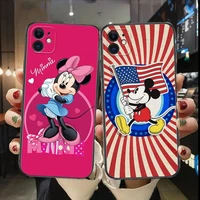 lovable mickey minnie phone case for iphone 13 12 11 pro max mini se xr x xs max 8plus 7plus 6 6s new shell phone case