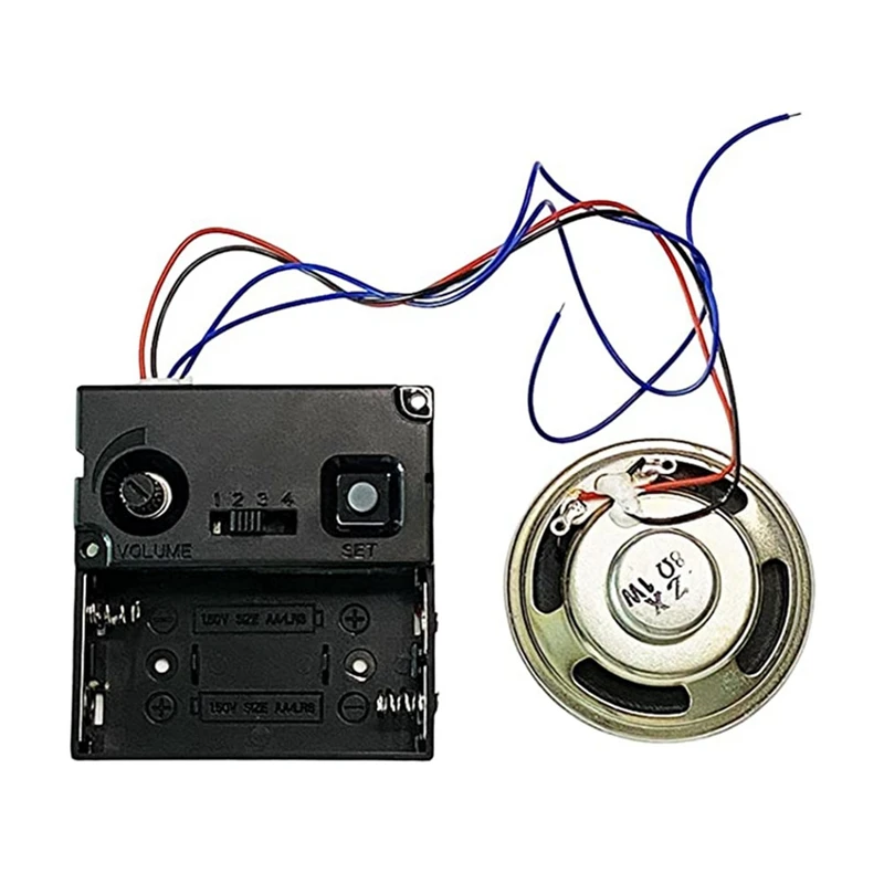 Music Chime Box With Horn Repair Parts,Wall Clock Mechanism 