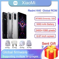 Xiaomi Redmi K40 Gaming Smartphone 128GB Dimensity 1200 Octa Core 120Hz Display 64MP Camera cellphones