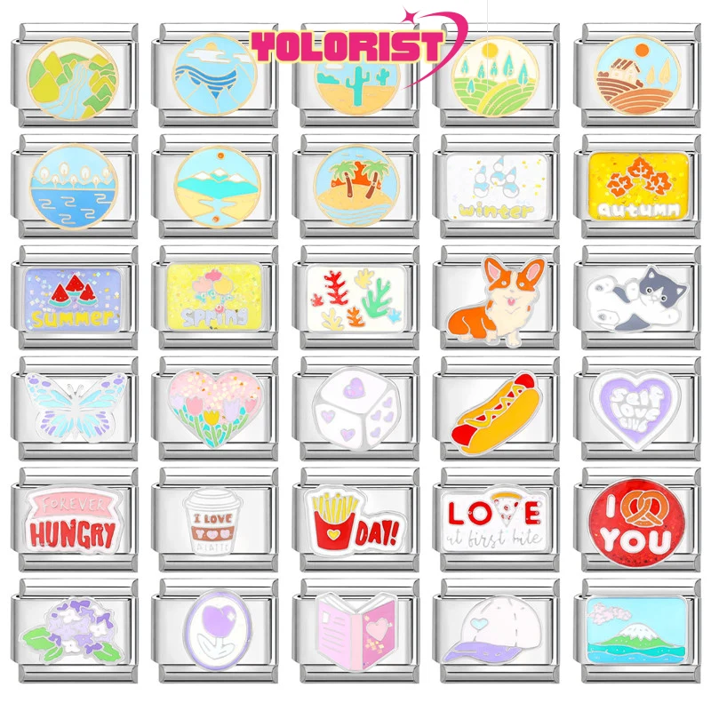 Романтический очаровательный браслет Тюльпан Любовь бабочка итальянские