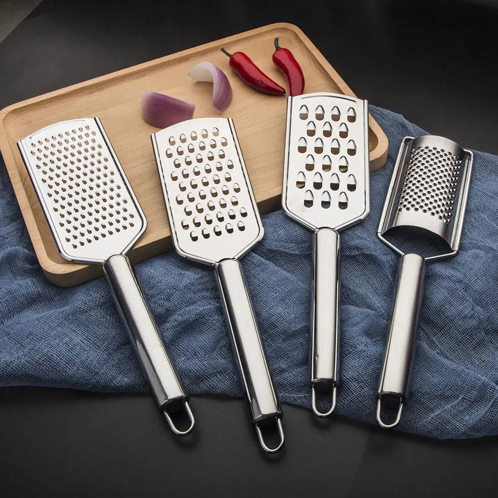 

Stainless Steel Handheld Cheese Grater Multi-Purpose Kitchen Food Graters For Cheese Chocolate Butter Fruit Vegetable