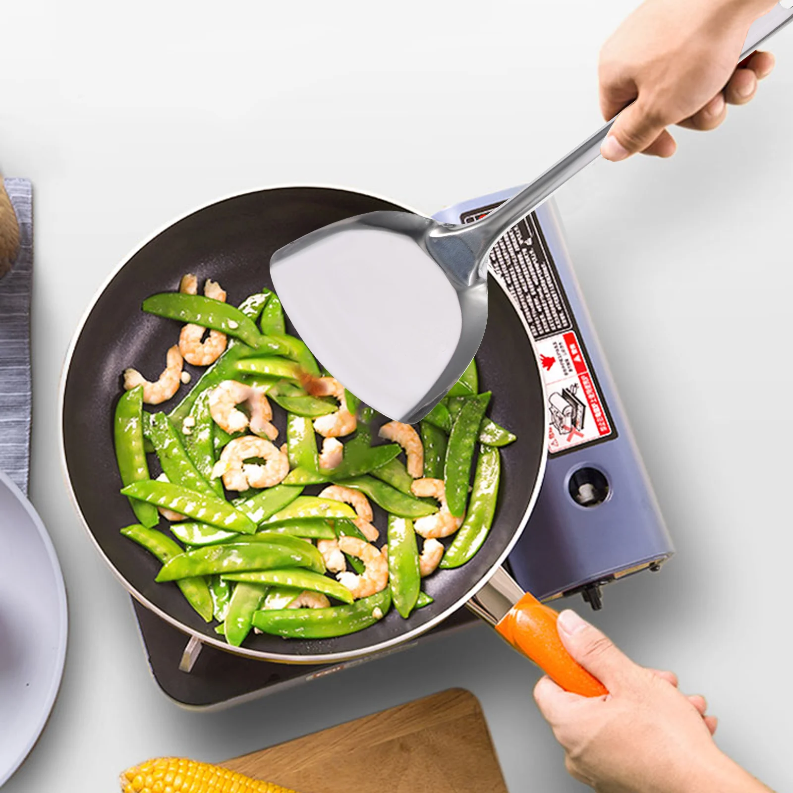 

Cooking Kitchen Stainless Spoon Spatula Steel Utensil Set Gadgets Tools Utensilskit Cookware Wok Turnerkitchenware Soup Slotted