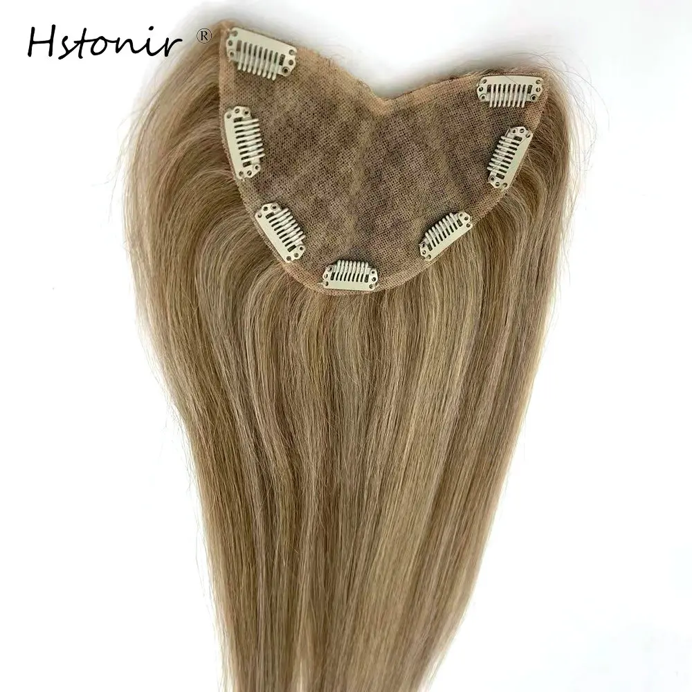 

Hstonir Pelo Natural Humanopelo Natural Humano Woman Hair Toupee Clip In Hair Extensions Human Hair Toppers Topers Haire TP44