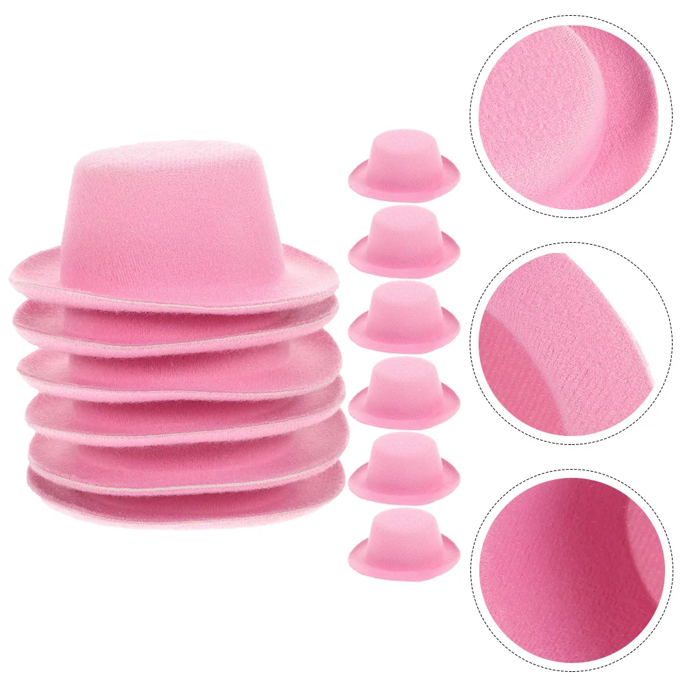 12 шт. ковбойские шляпы мини-ковбойские очаровательные миниатюрные сменные