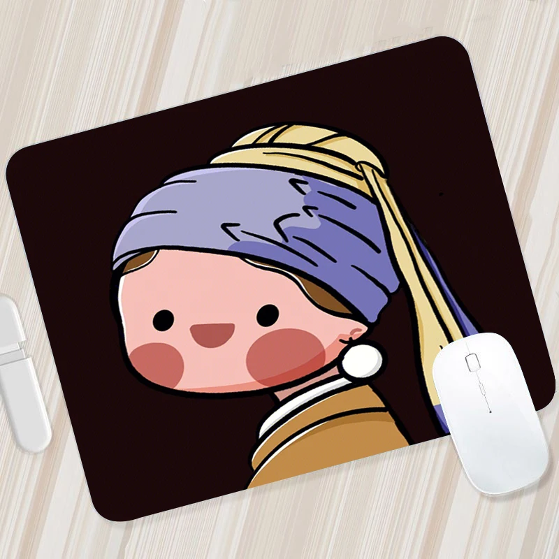 

Custom Mouse Pad Anime World Famous Painting Computer Mat Pc Gamer Girl Cheapest Stuff Free Shipping Gaming Accessories Mousepad