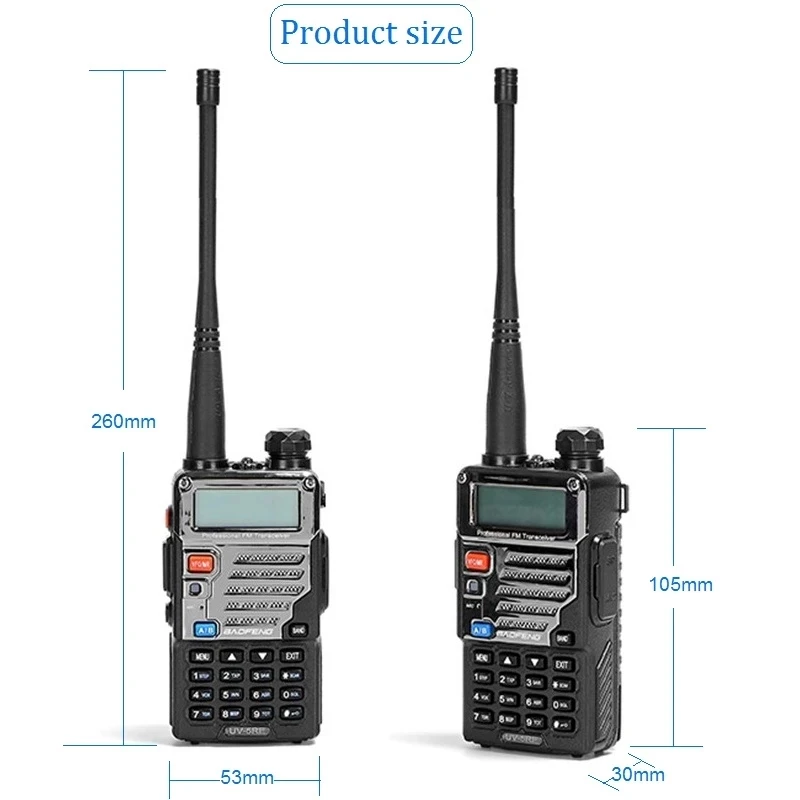 Портативная рация Baofeng 1/2/3/4/5/6 шт. радио-станция UHF VHF двухсторонний радиоприемник