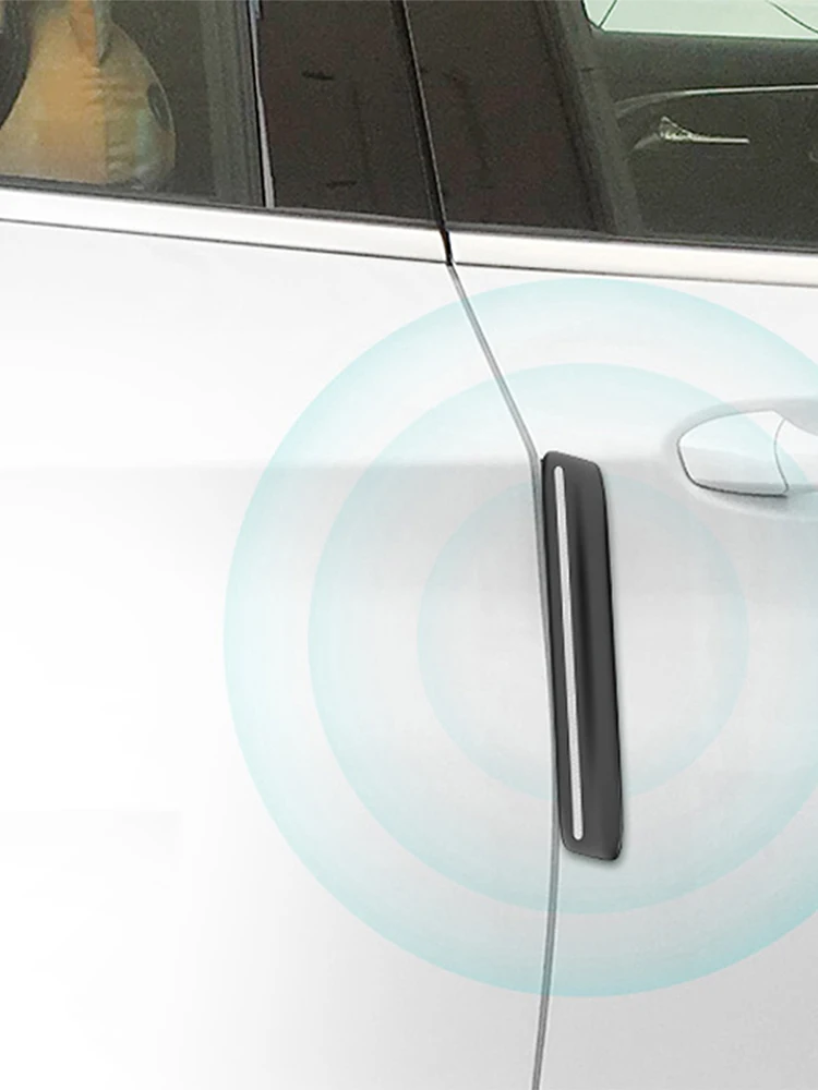 

Car Bumper Protector Corner Guard Anti-Scratch Strips Sticker Protection Body Protector Molding Valance Chin 4Pcs Car Bumper