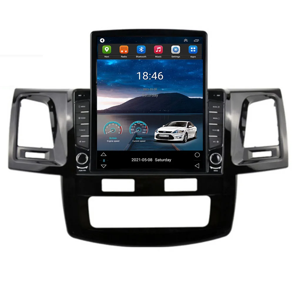 

Android 12 Carplay 4G For Tesla Vertical Car Radio Stereo For Toyota Fortuner HILUX Revo Vigo 2007-2015 Multimedia Player GPS BT