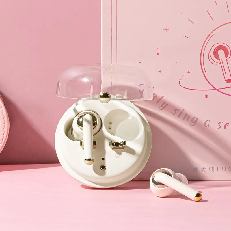 

Mao Wang Rico lucky TWS True Wireless Bluetooth Earphones Smart Headphone Earplugs MW-B2E With Charging Box for girl