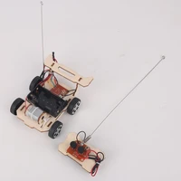 science car model wireless eco friendly brain development wooden remote control car kit remote control car for kids