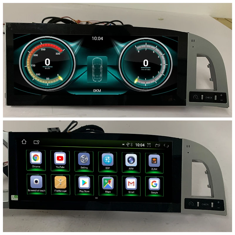 Android 12 4 + 64G беспроводной CarPlay для Audi A6 C6 4F 2005 ~ 2011 MMI 2G 3G автомобильный радио Gps