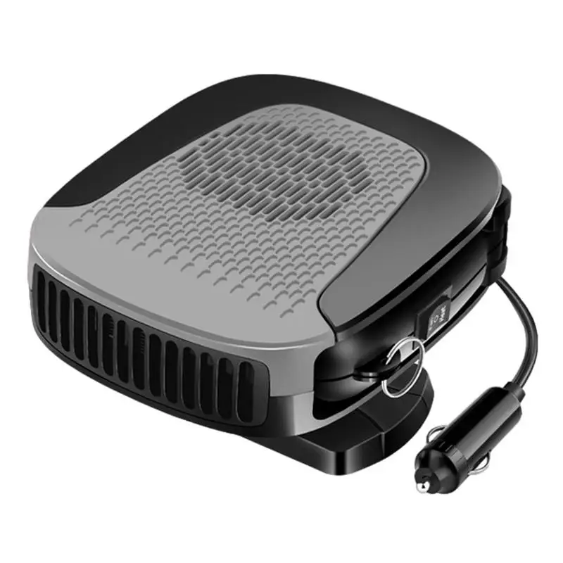 

2 In1 Car Electric Heater 12V Fast Heating Defrosting Snow Demister 150W Car Cooling Heating Fan 360 Degree Rotate Defroster
