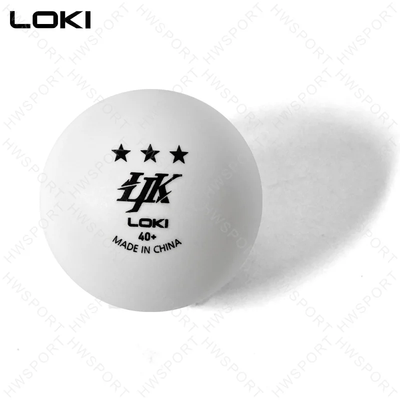 LOKI LJK 40+ мячи для настольного тенниса, 3 звезды, ABS, одобренные ITTF, мячи для пинг-понга, прочные, с отскоком лучшей округлости, упаковка из 6 шт. (art.: 3920cfb320bb6) - 3920cfb320bb6