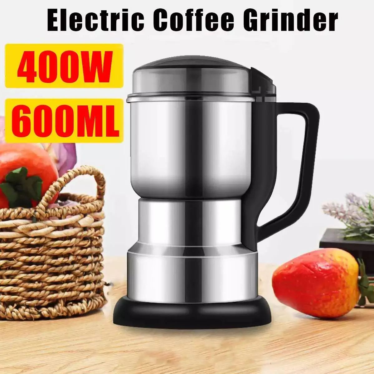 

Electric Coffee Grinder Multifunctional Kitchen Cereals Nuts Beans Spices Grains Grinding Machine Home Coffe Grinder Machine