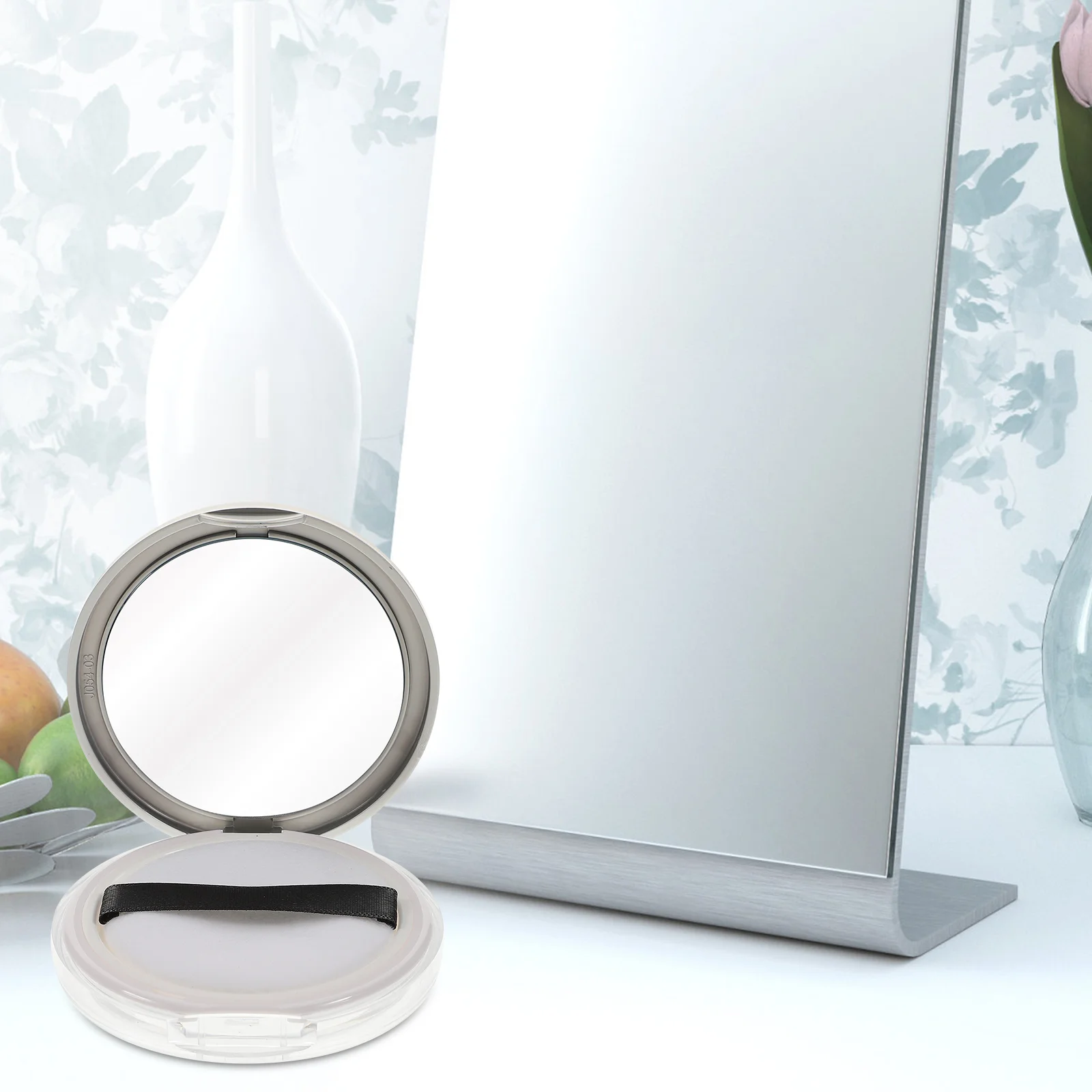

Container Loose Box Case Puff Travel Empty Makeup Withcompact Containers Refillableface Body Sifter Dispenser Holder Mirror