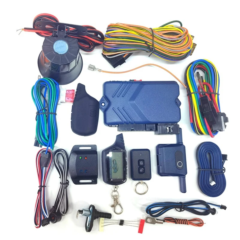 Автомобильная 2-сторонняя противоугонная сигнализация с ЖК-дисплеем A91 для