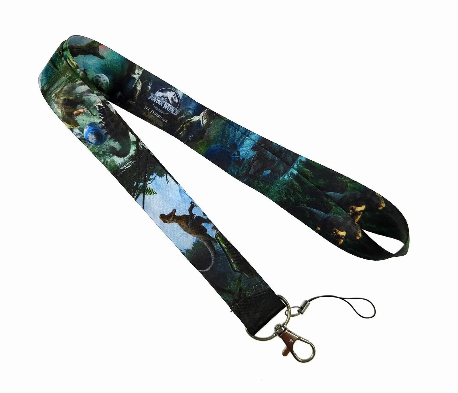 

Wholesale lot Cartoon dinosaur Phone key chain Neck Strap Keys Camera ID Card Lanyard Free Shipping P602
