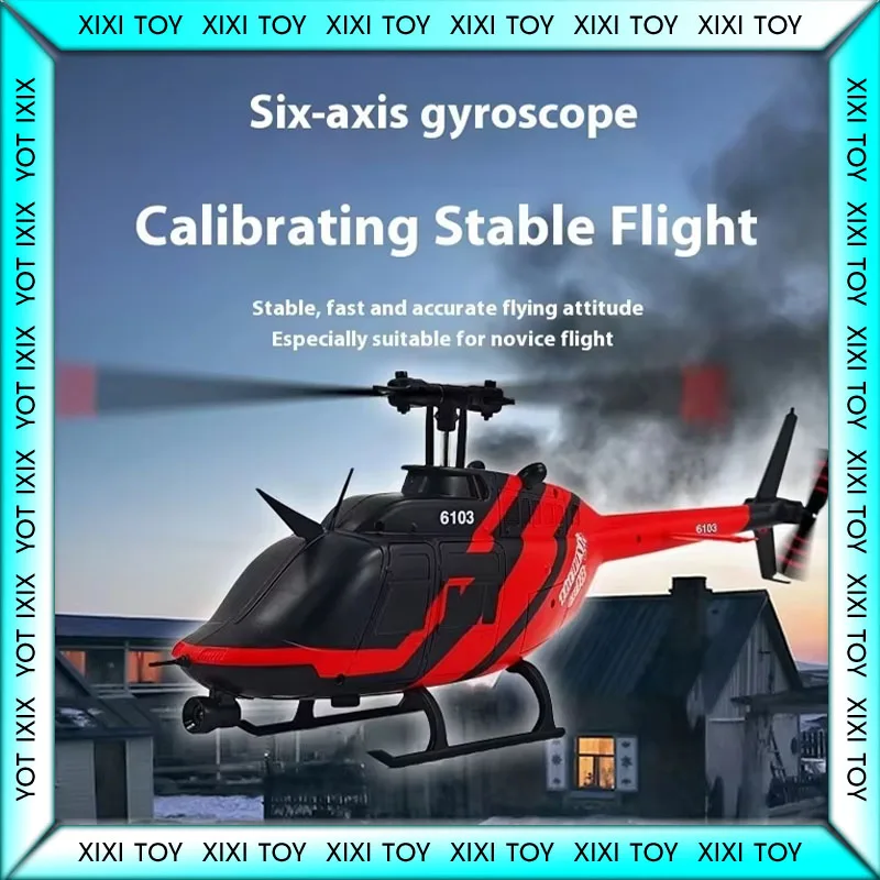 RC ERA C138 6-канальный вертолет с дистанционным управлением одиночный пропеллер не