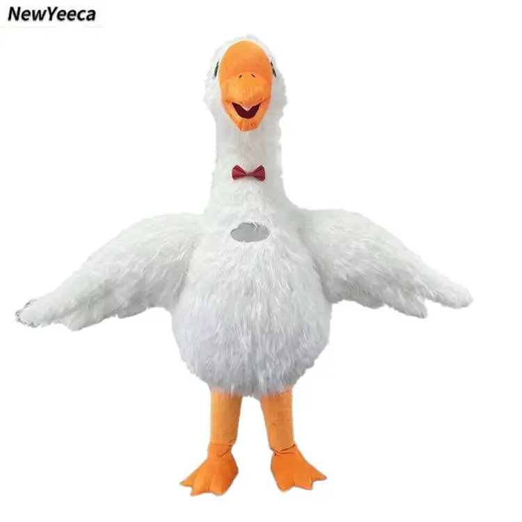 Гигантский надувной костюм белого гуся 2 м/2 6 м костюм-талисман для взрослых