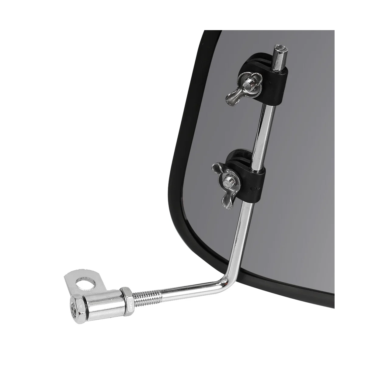 Обычное мотоциклетное Ретро модифицированное овальное серое ветровое стекло