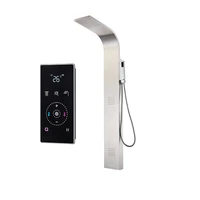 foshan hanc electric digital smart shower panel system factory with thermostatic temperature control panel