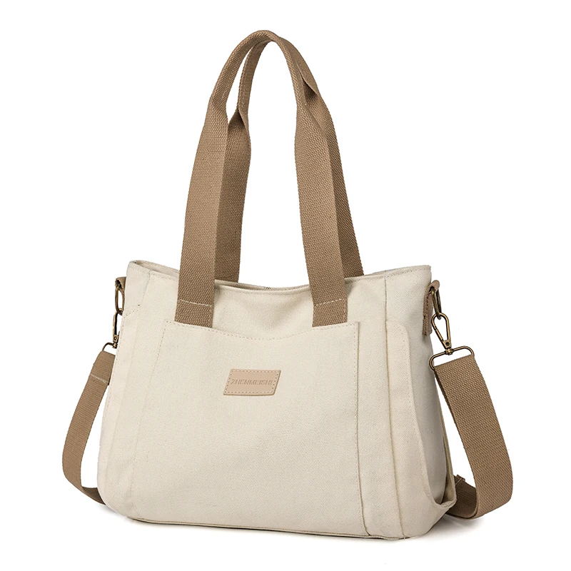 New Women's Shoulder Bags Handbags Top-Handle Bags High Quality Canvas Ladies Leisure Totes Crossbody Bag Female Handbags Bolsas