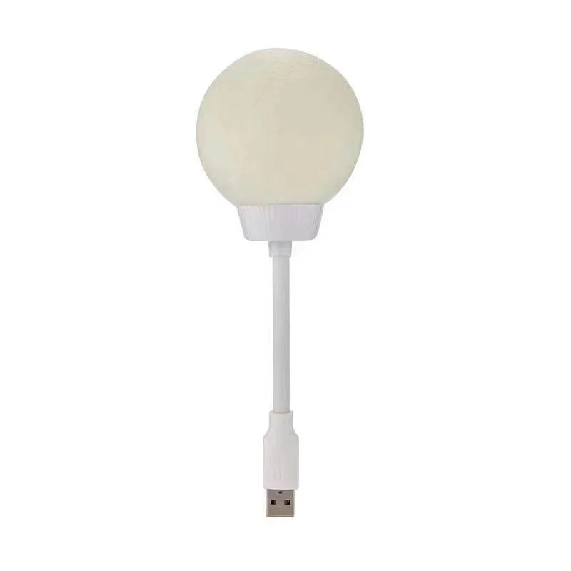 Ночник в форме луны с управлением звуком, USB-питание, регулируемая яркость, таймер, лампа для кормления без помощи рук, для спальни и помещений (art.: 3920db795272e) - 3920db795272e