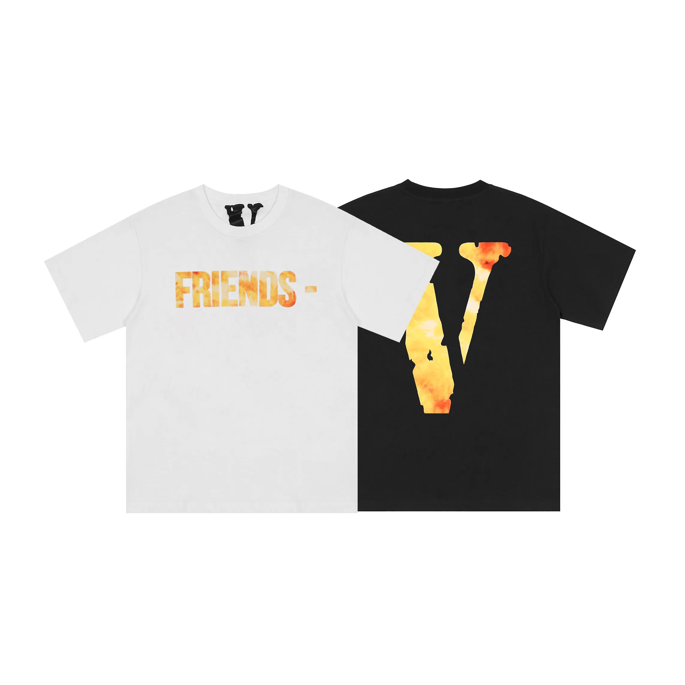 

VLONE 2022Summer Short Sleeve Female Couple Loose Street T-Shirt Hip Hop Trend Men's Cotton Casual Letter Printing Free Shipping