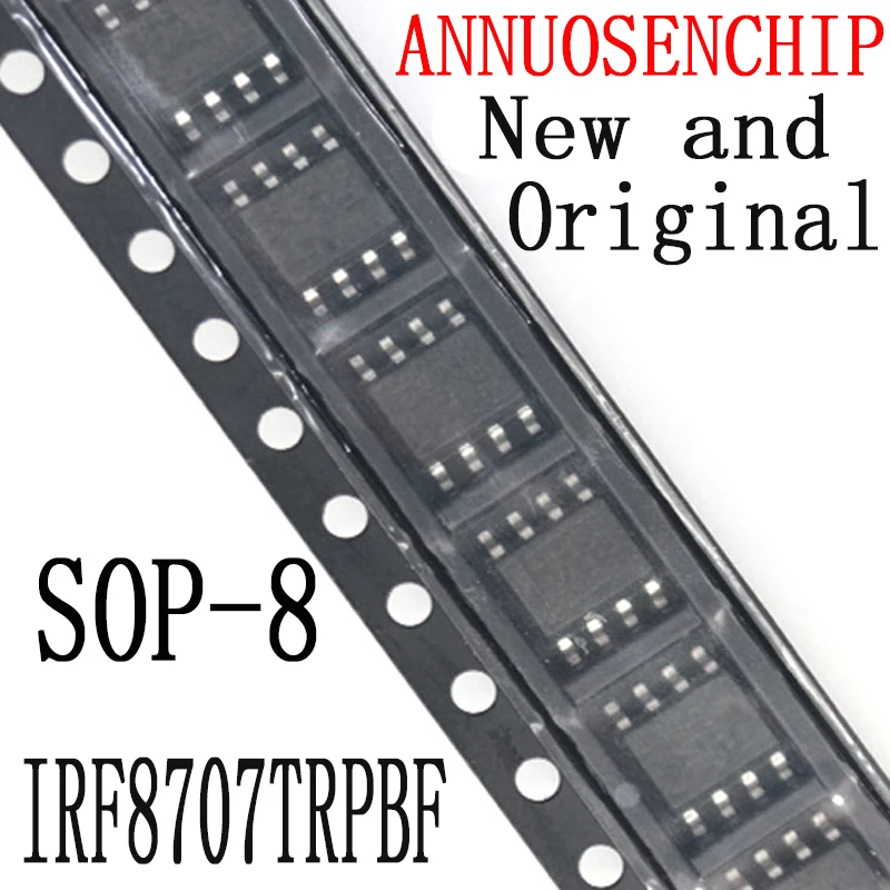 Новые и оригинальные SOP-8 IRF8707TR SOP IRF8707 SOP8 F8707 IRF8707G SMD IRF8707TRPBF, 10 шт.