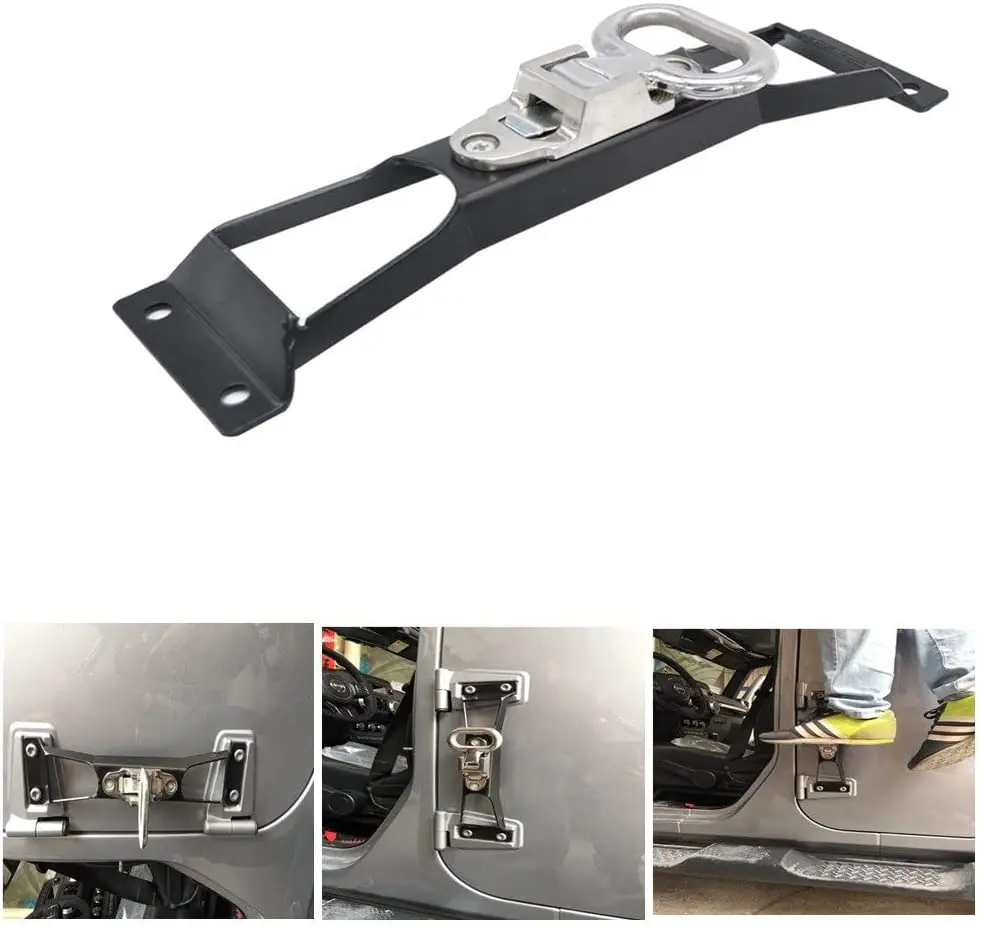 

Foot Rest Pedal Door Hinges Peg Ladder Stander Climbing for Jeep Wrangler JK 2007-2017(Pack of 1)